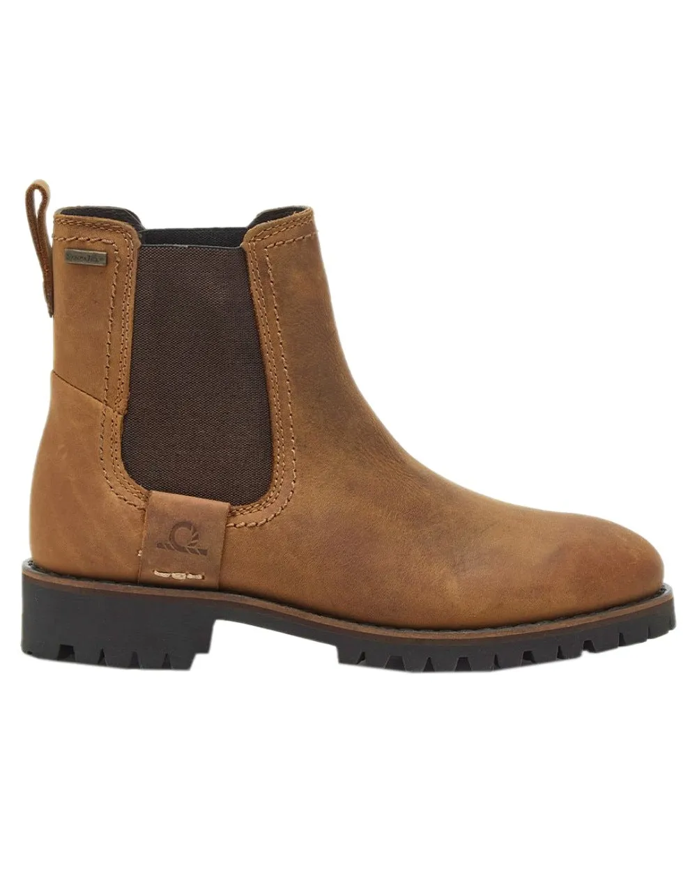 Bottes Chelsea imperméables en cuir premium Olympia II pour femmes Chatham
