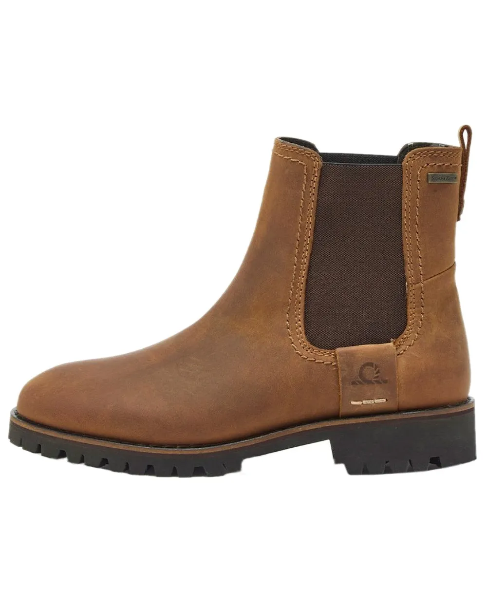 Bottes Chelsea imperméables en cuir premium Olympia II pour femmes Chatham