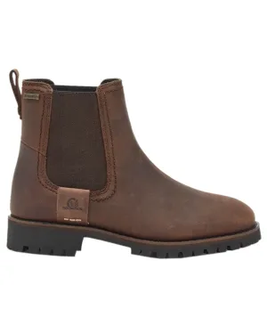 Bottes Chelsea imperméables en cuir premium Olympia II pour femmes Chatham