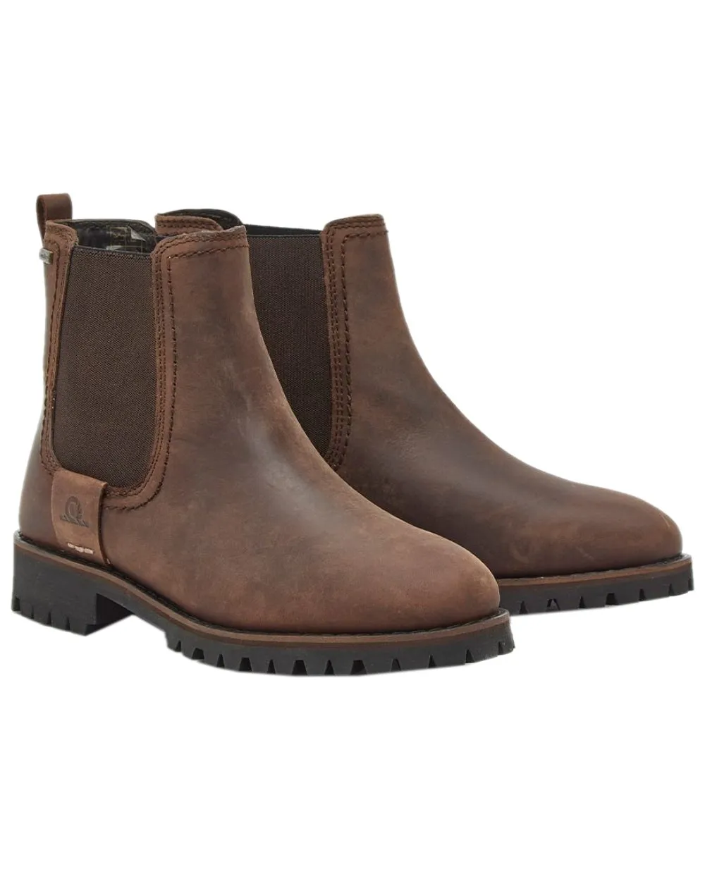 Bottes Chelsea imperméables en cuir premium Olympia II pour femmes Chatham