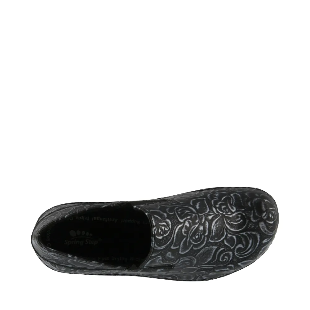 Spring Step Femme Manila Antidérapant Mule en Noir