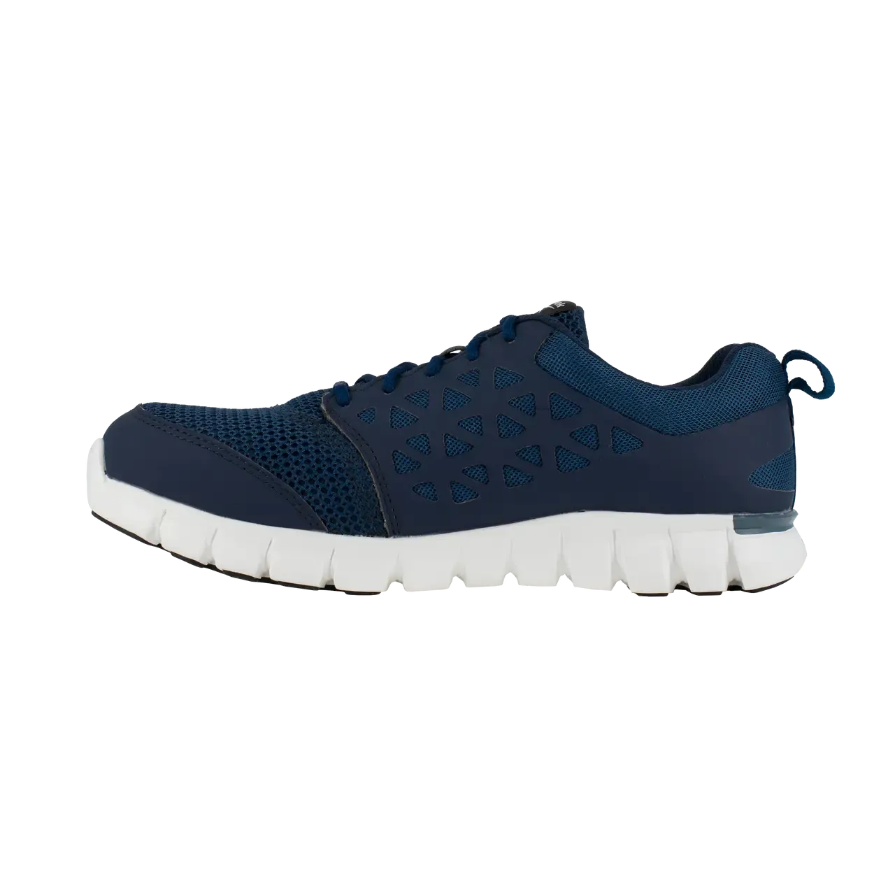 Chaussure de travail sportive Sublite Cushion à embout d'alliage Bleu/Blanc