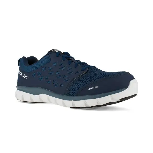 Chaussure de travail sportive Sublite Cushion à embout d'alliage Bleu/Blanc