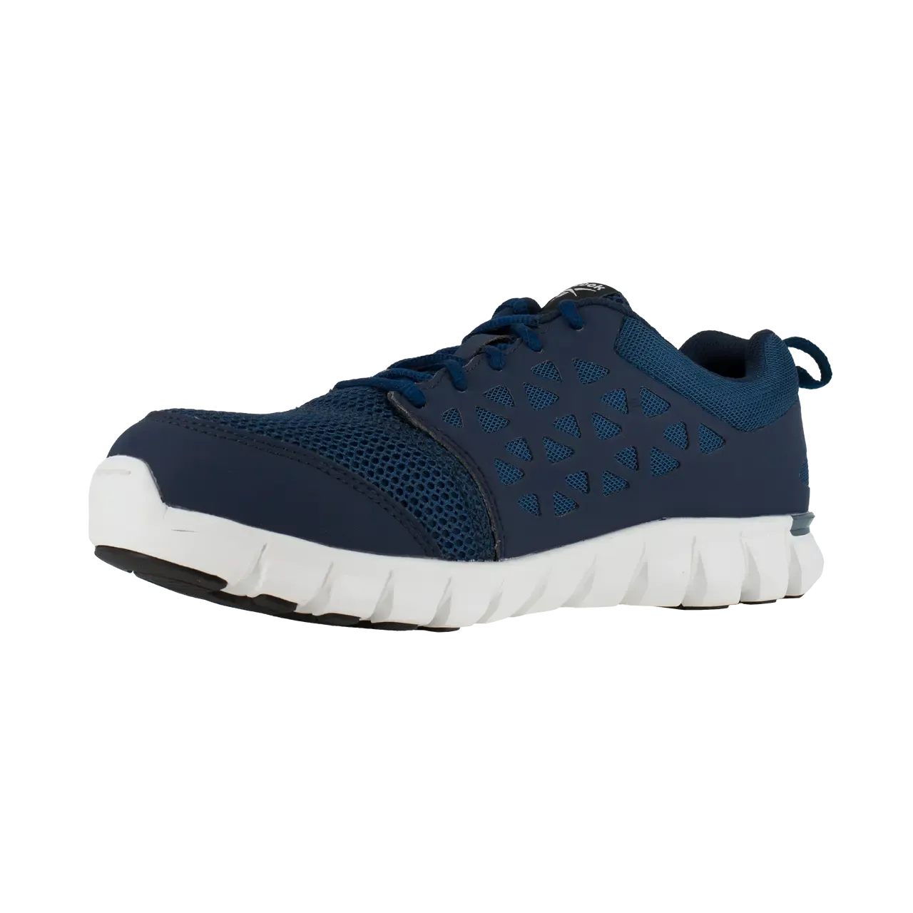 Chaussure de travail sportive Sublite Cushion à embout d'alliage Bleu/Blanc