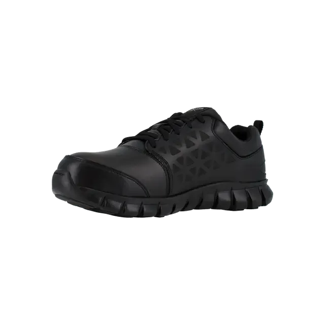 Chaussure de travail athlétique Sublite Cushion avec embout en alliage et protection métatarsienne Noire