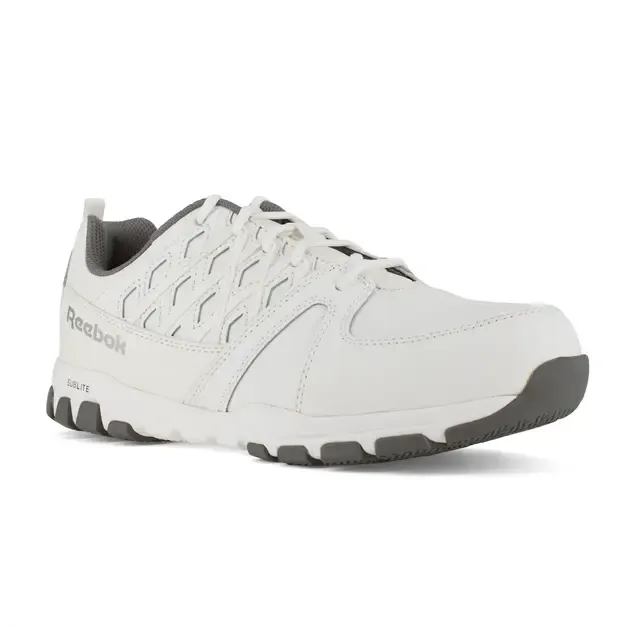 Chaussure de travail sportive à embout d'acier Sublite Blanc