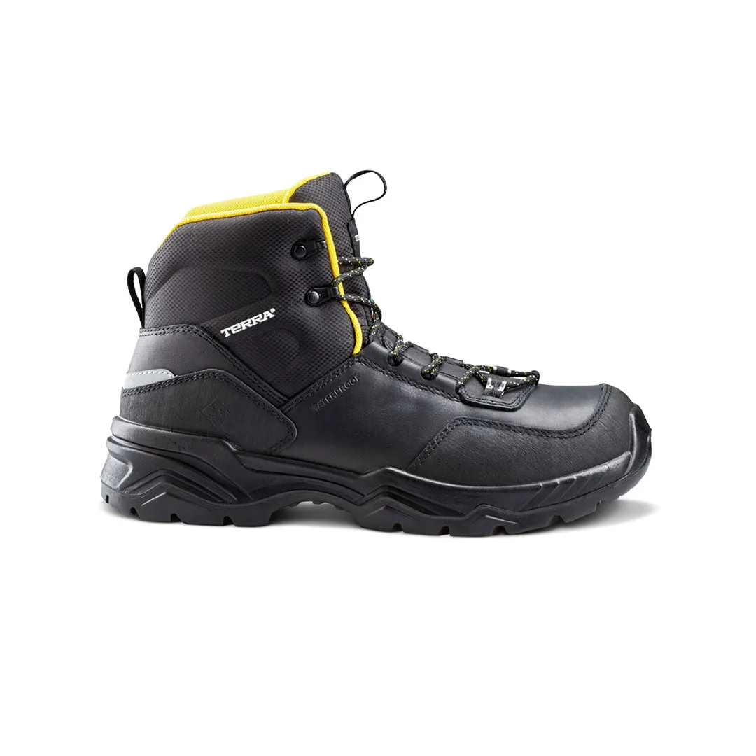 Terra - Bottes de travail imperméables à embout composite pour hommes Conway (TR0A4NS4BLK)