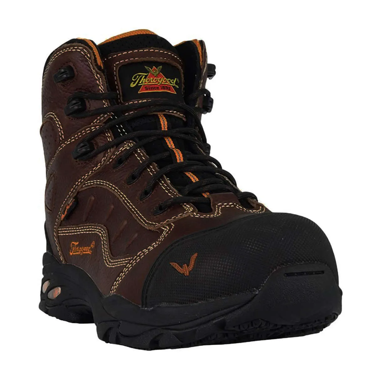 Bottes de sécurité unisexe Thorogood ASR SD Sport Hiker en cuir avec embout de protection