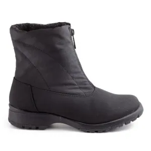 Chauffe-orteils Femme Bottes Magiques Imperméables Noir Tissu