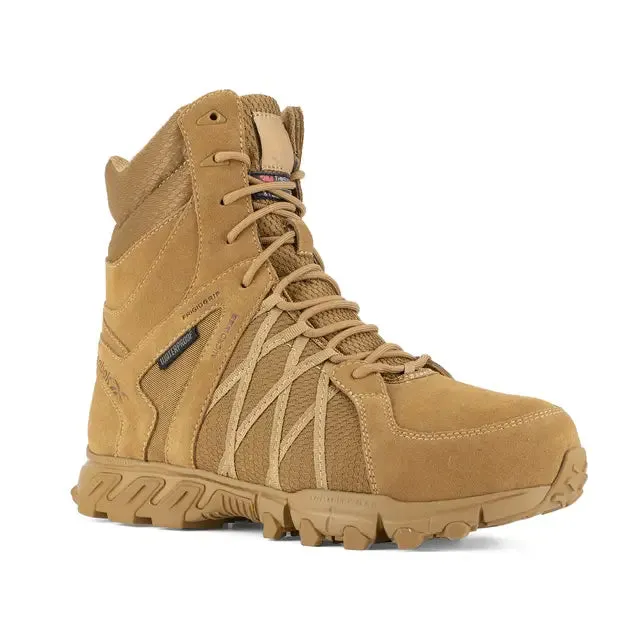 Botte de travail tactique imperméable et isolée Trailgrip 8 pouces à embout composite couleur coyote