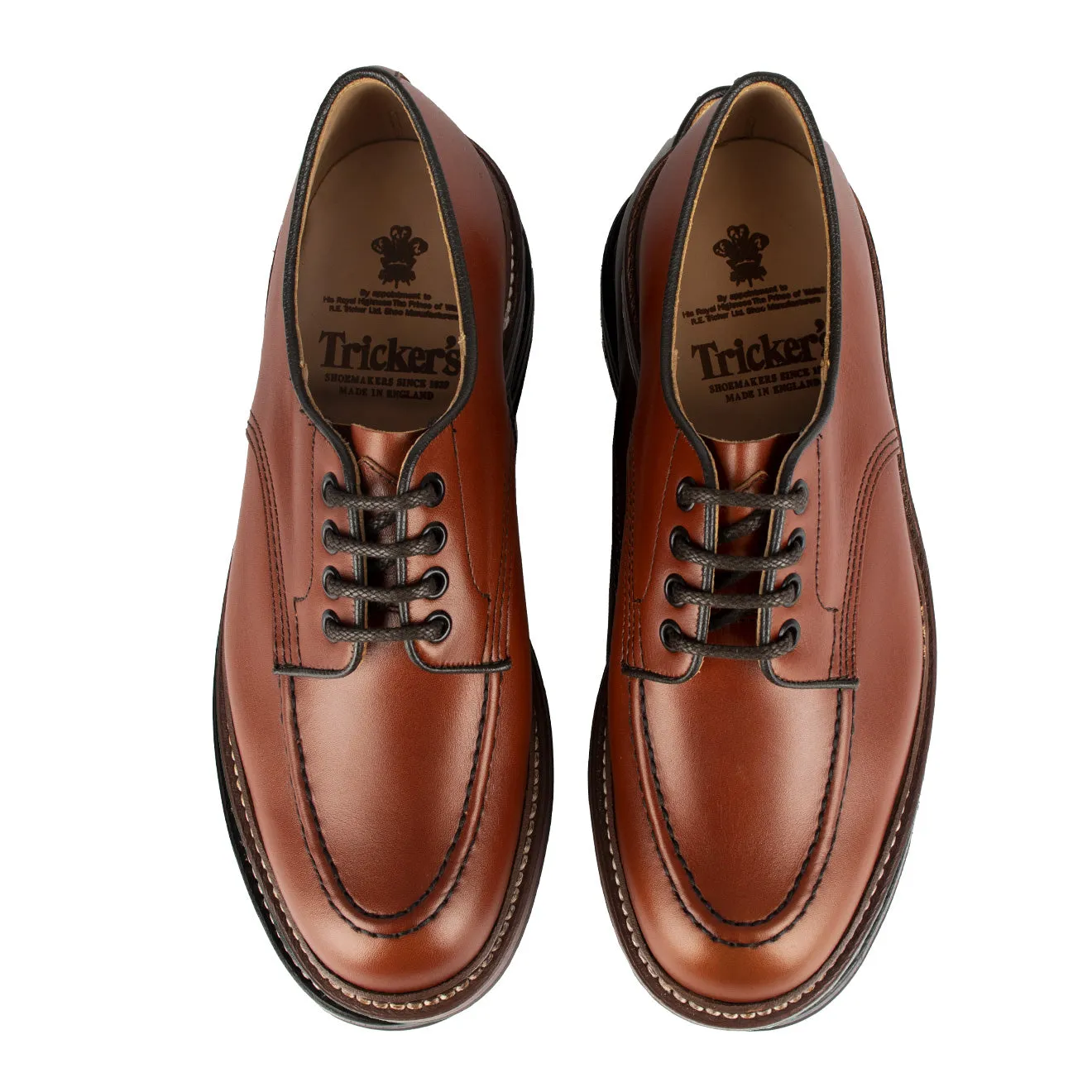 Chaussure de Golf Trickers Heath Derby Marron