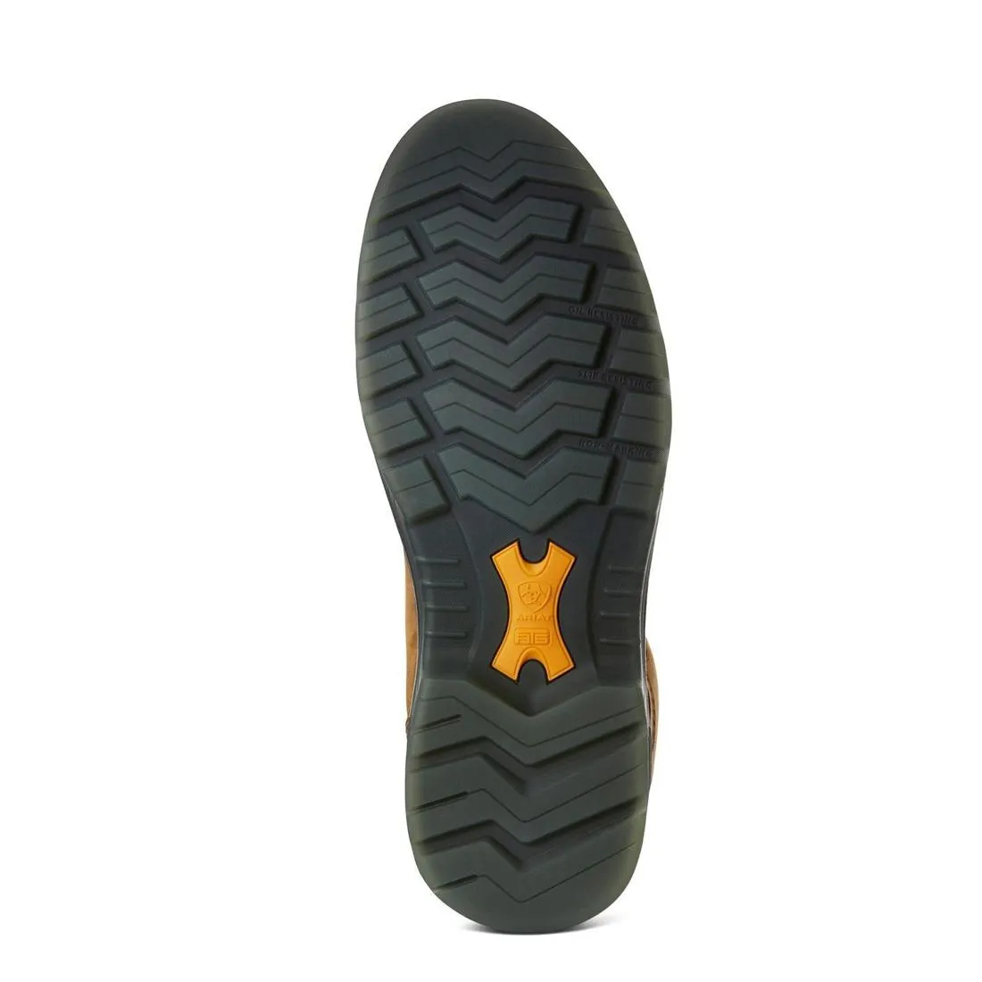 Botte de travail imperméable Turbo 8 pouces à embout en carbone Écorce vieillie