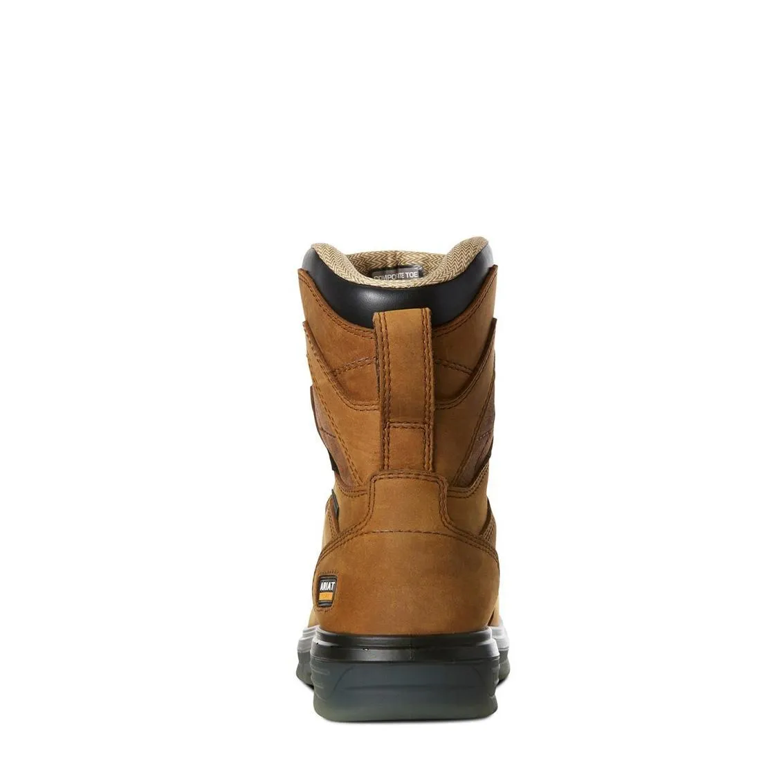 Botte de travail imperméable Turbo 8 pouces à embout en carbone Écorce vieillie