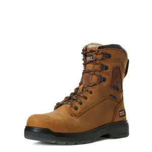 Botte de travail imperméable Turbo 8 pouces à embout en carbone Écorce vieillie