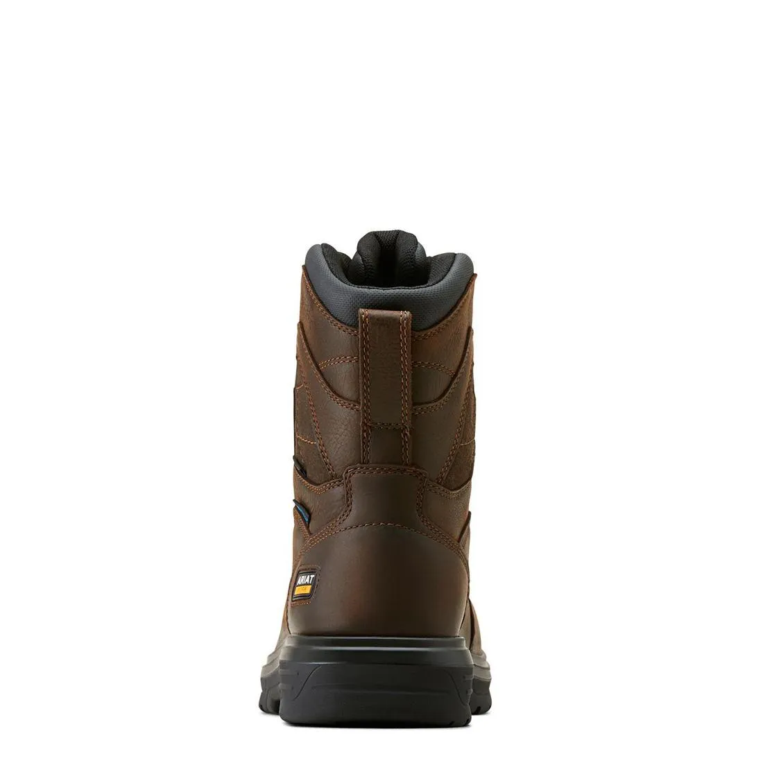 Botte de travail imperméable Turbo 8 pouces à embout en carbone Marron riche