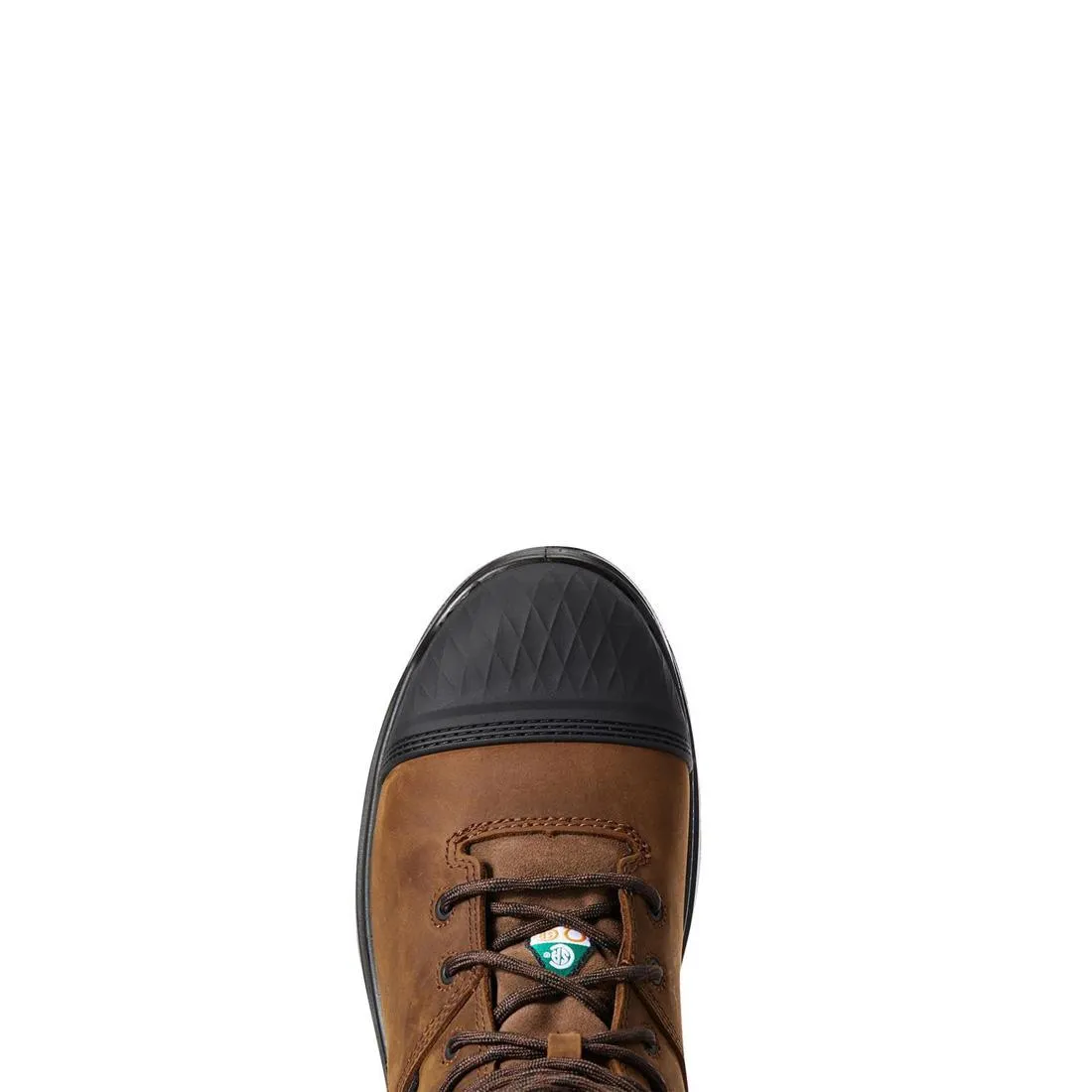 Botte de travail imperméable Turbo Outlaw 8 pouces à embout en carbone CSA 400g, couleur brun orge