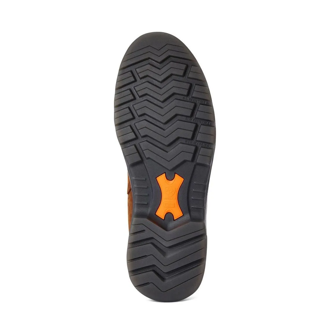 Botte de travail imperméable Turbo Outlaw 8 pouces à embout en carbone CSA 400g, couleur brun orge