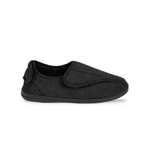 United Supply Co - Pantoufles Homme à Velcro Uni (SMF4931BUS BLK)