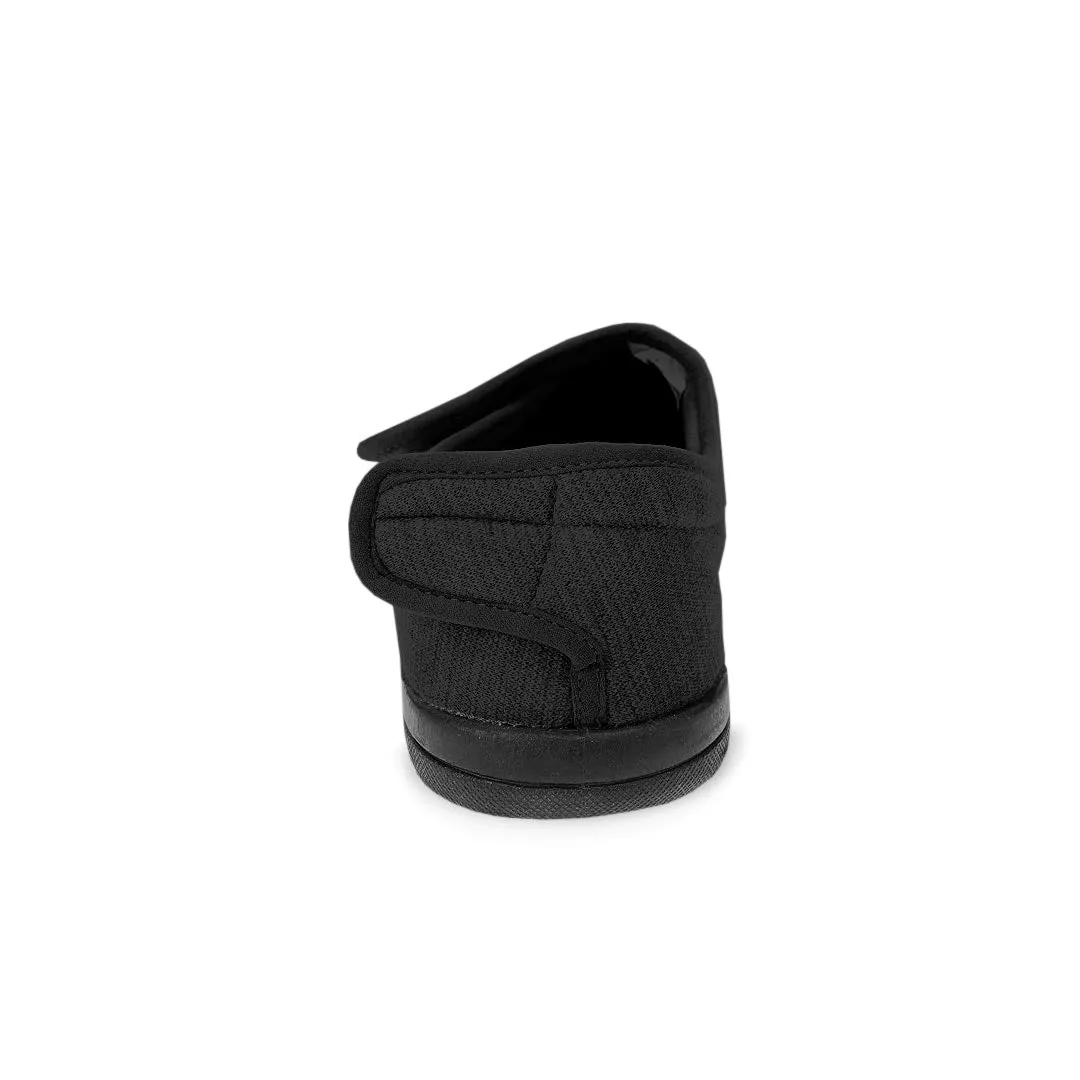 United Supply Co - Pantoufles Homme à Velcro Uni (SMF4931BUS BLK)