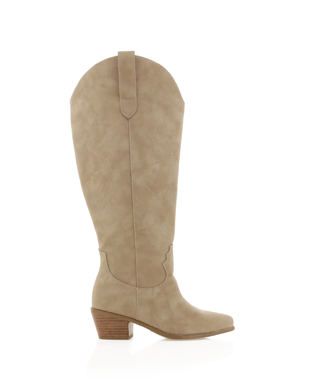 URSON EXTENDED CURVE - NUBUCK TAUPE