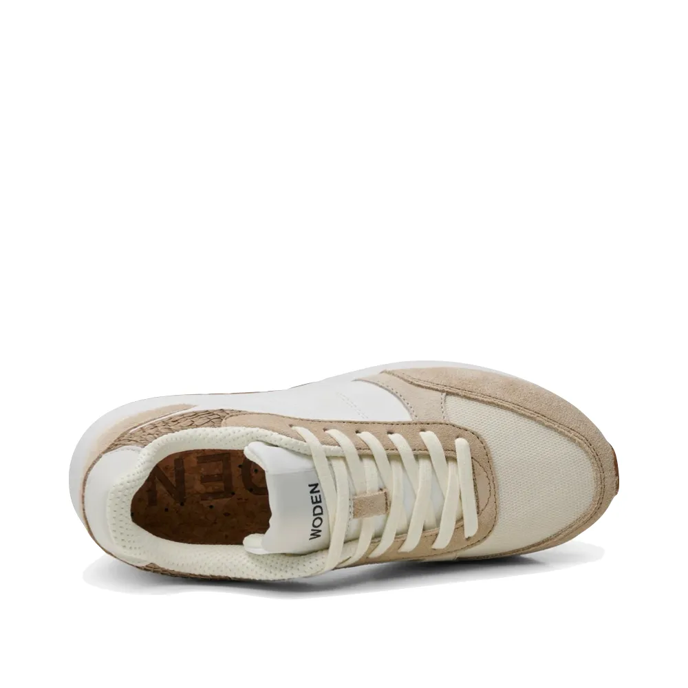 Woden Femme Ronja Sneaker en Blanc de Blanc