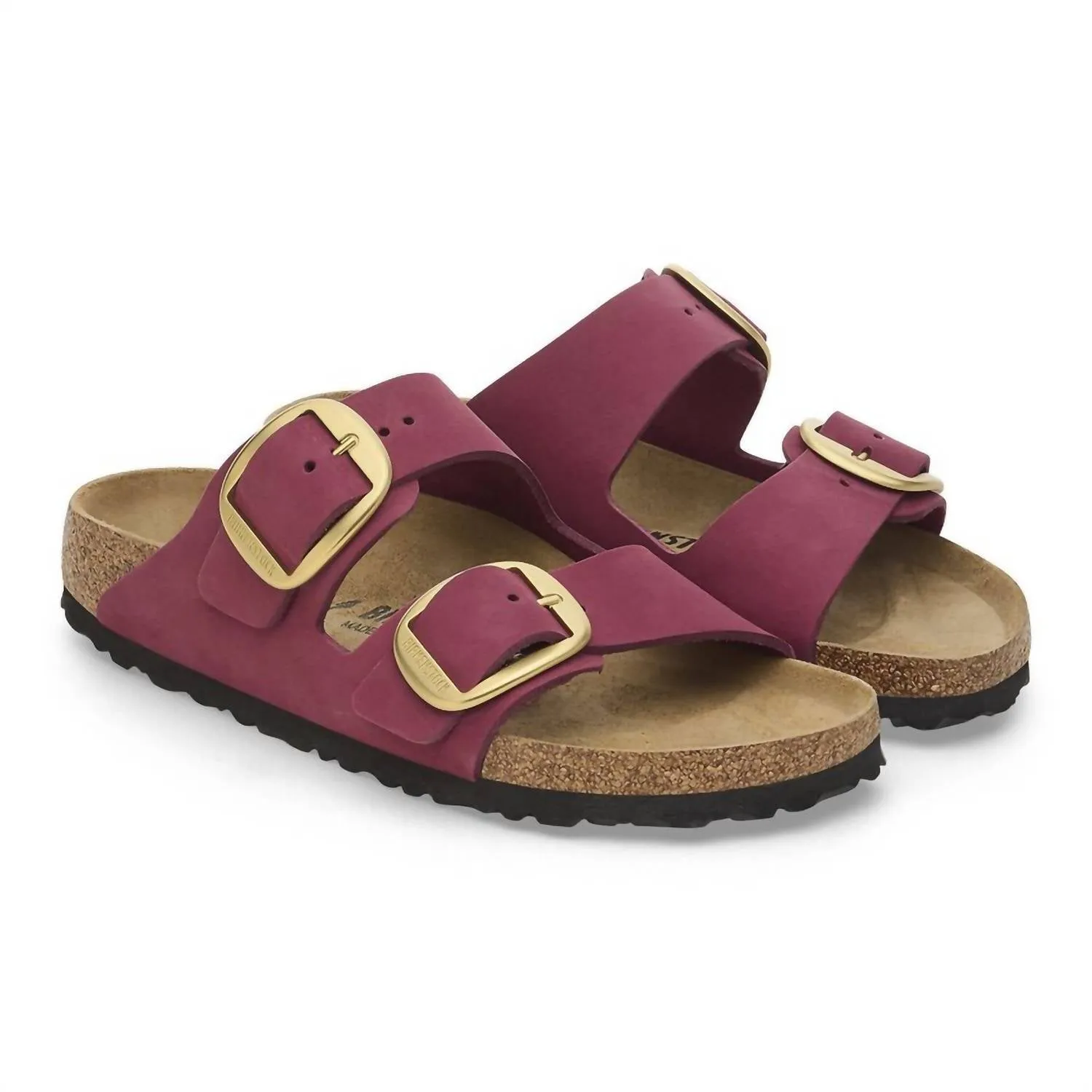 Sandales Arizona à grande boucle pour femmes - Modèle étroit en Berry Crush