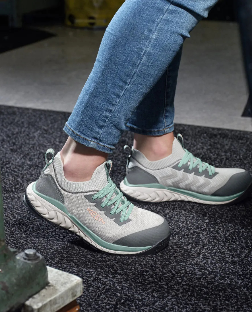 Baskets de travail pour femmes Arvada Shift (bout en carbone) | Gris acier/Vert granit