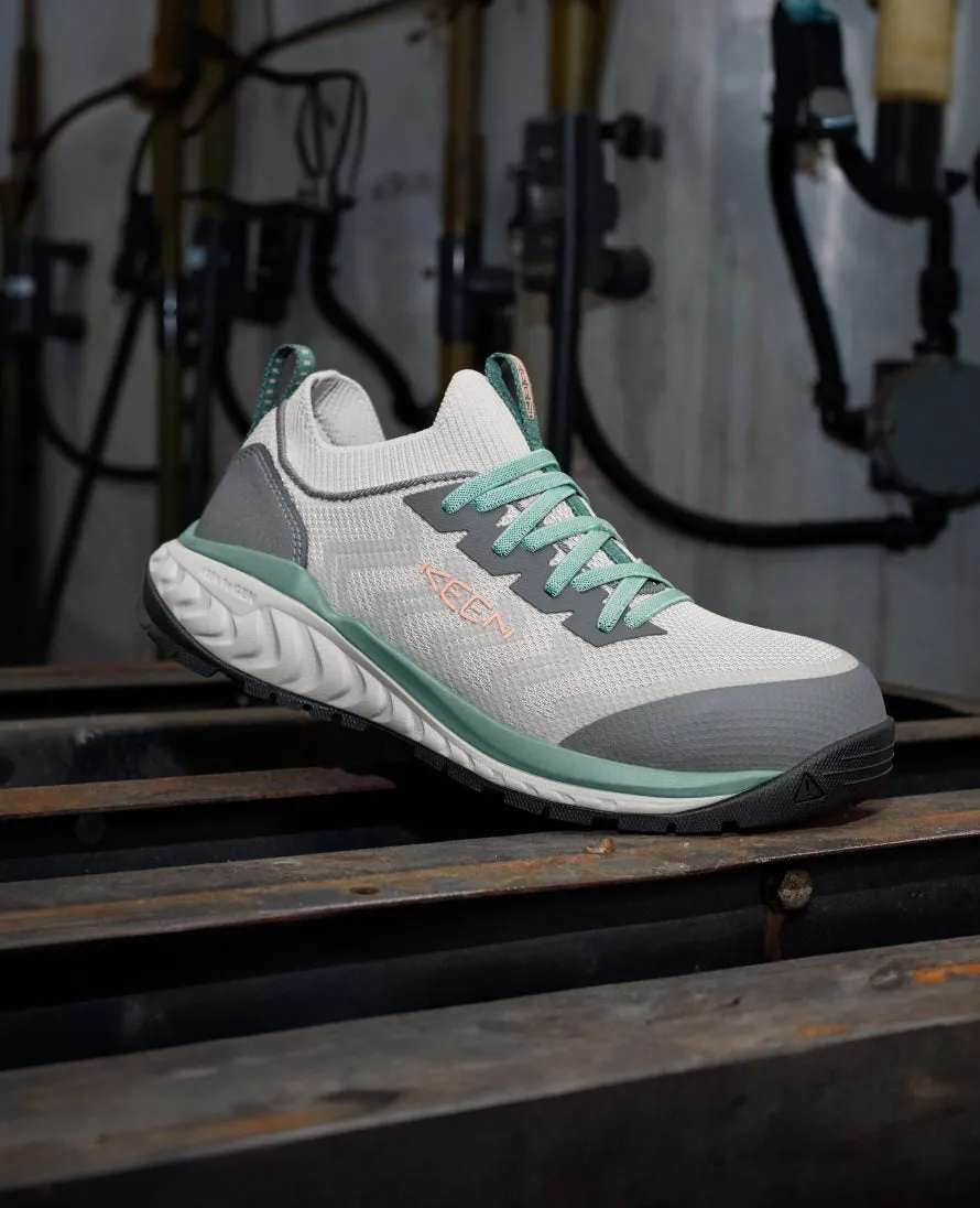 Baskets de travail pour femmes Arvada Shift (bout en carbone) | Gris acier/Vert granit