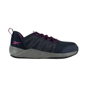 Chaussure de travail sportive Astroride pour femmes à embout d'acier Bleu marine/Violet