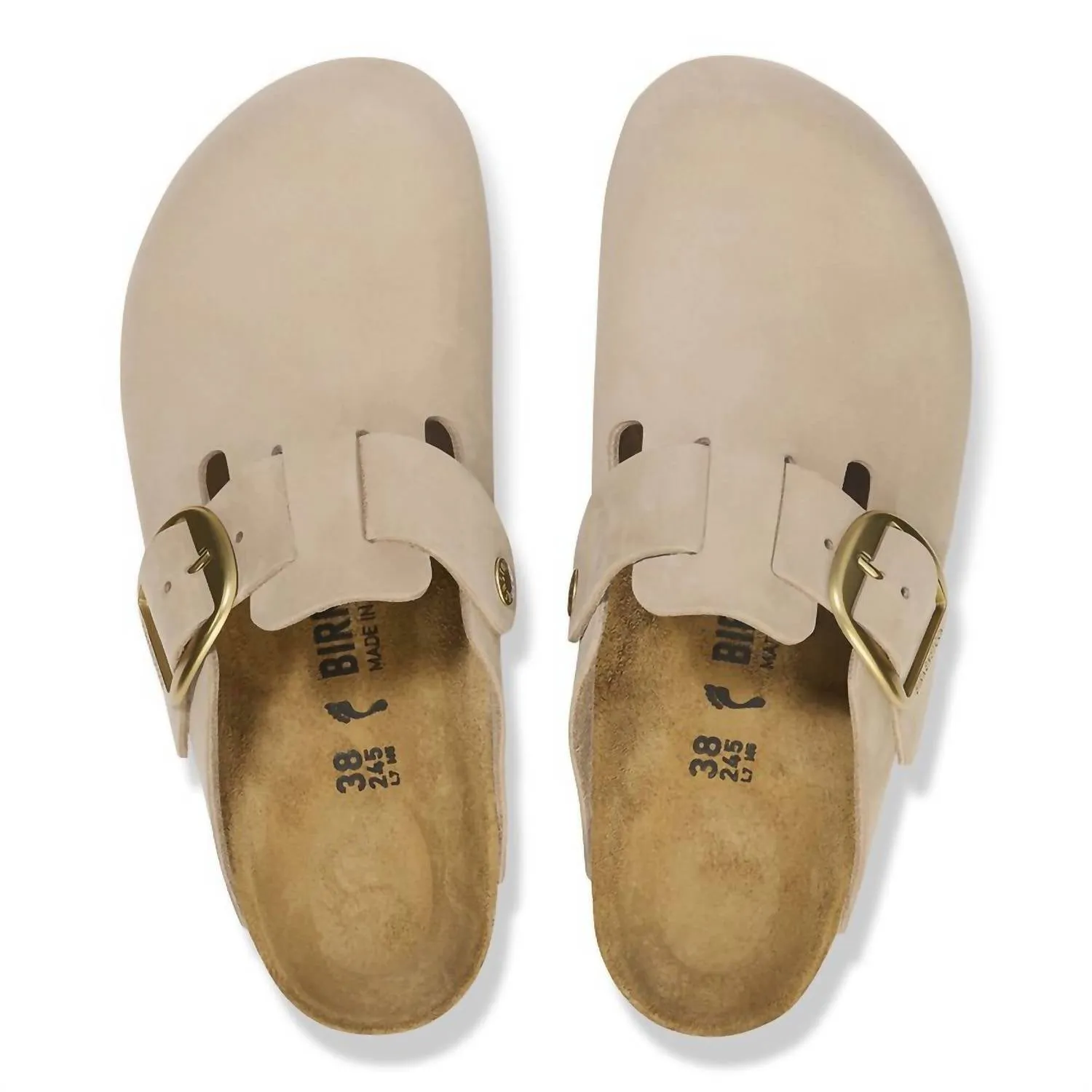 Clogs Boston à grande boucle pour femmes en Sandcastle
