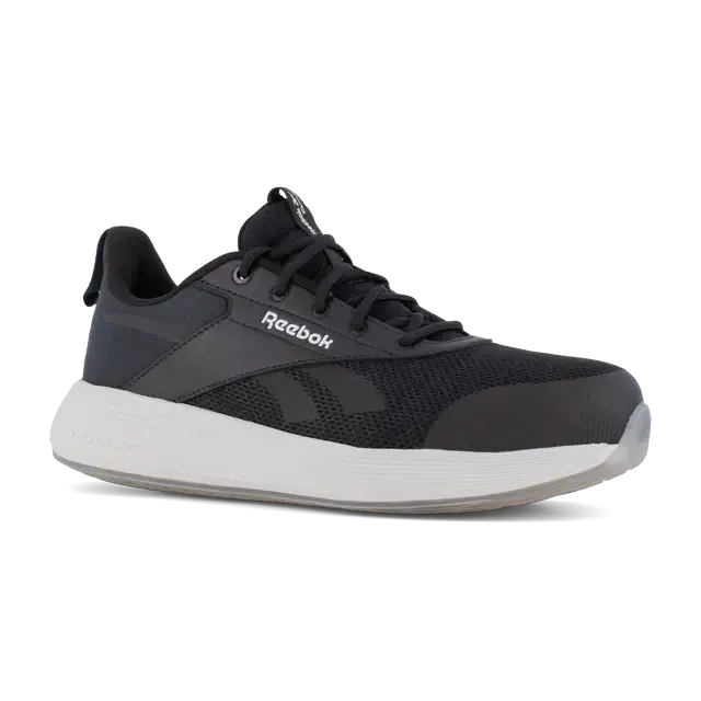 Chaussure de travail sportive Dmxair Comfort  à embout composite pour femme Noir/Blanc