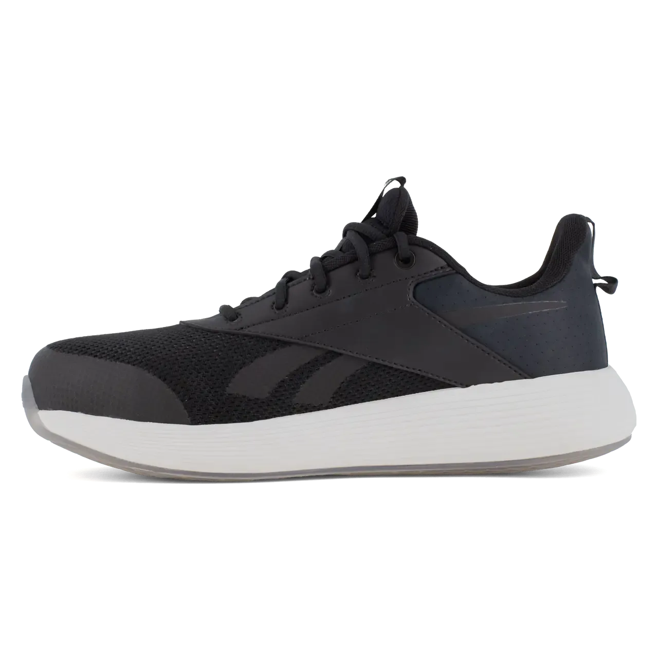 Chaussure de travail sportive Dmxair Comfort  à embout composite pour femme Noir/Blanc