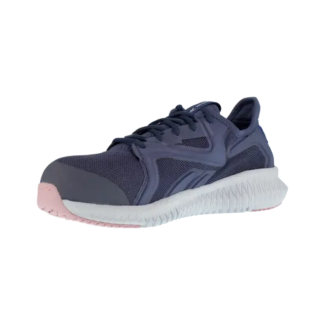 Chaussure de travail sportive à embout composite Flexagon 3.0 pour femmes Bleu/Rose