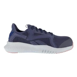 Chaussure de travail sportive à embout composite Flexagon 3.0 pour femmes Bleu/Rose