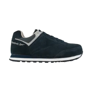 Chaussure de travail sportive à embout d'acier Leelap pour femme - Bleu marine