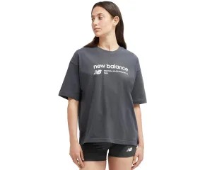 T-shirt oversized jersey héritage linéaire NB pour femme