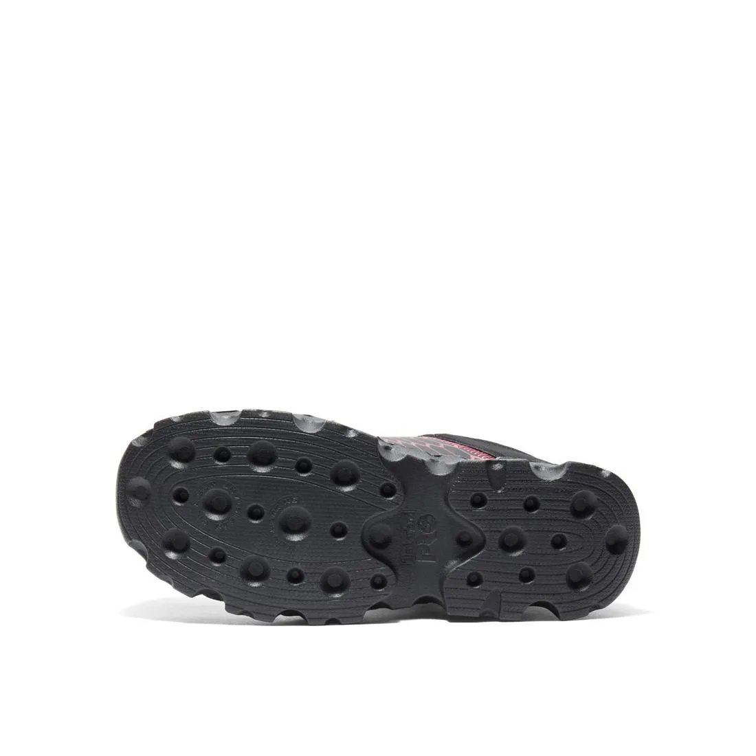 Chaussure de travail sportive à embout d'acier pour femmes Noir/Rose