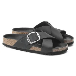 Siena Big Buckle pour Femme en Noir