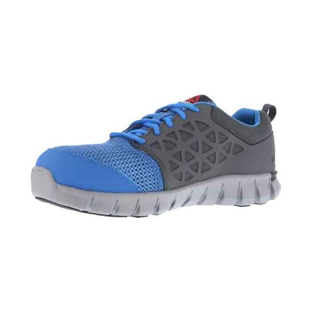 Chaussure de travail sportive à embout en alliage Sublite pour femme Gris/Bleu