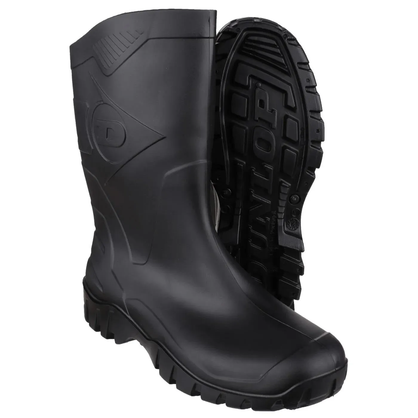 Bottes en caoutchouc Dunlop Dee à large ajustement pour femmes, hauteur mollet