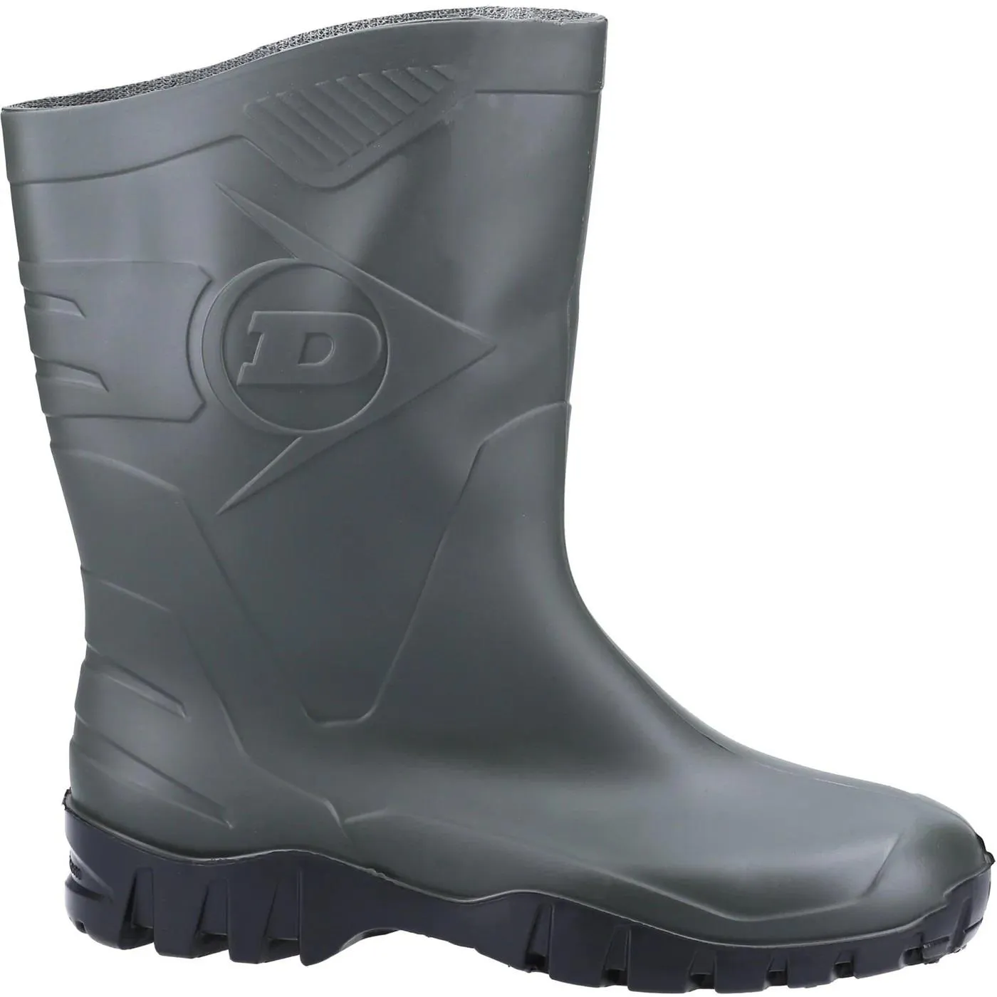 Bottes en caoutchouc Dunlop Dee à large ajustement pour femmes, hauteur mollet