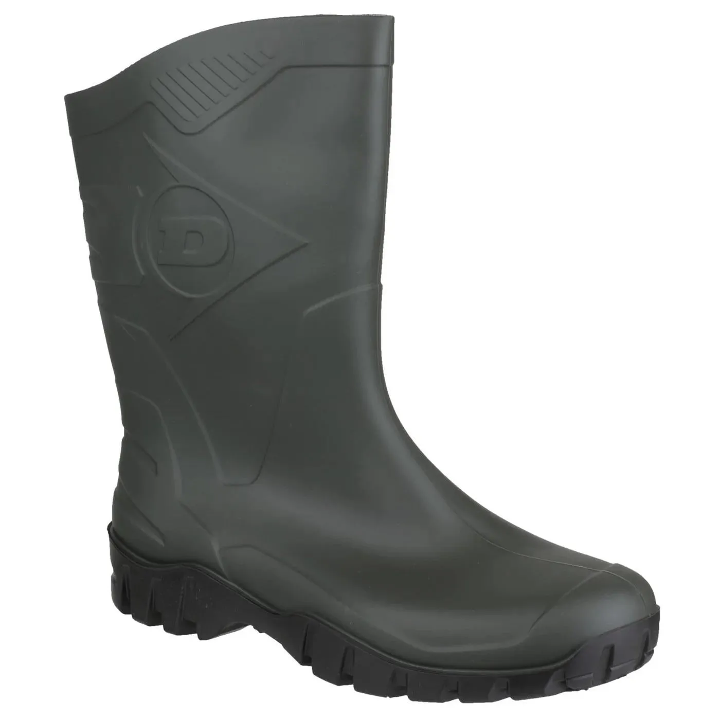 Bottes en caoutchouc Dunlop Dee à large ajustement pour femmes, hauteur mollet