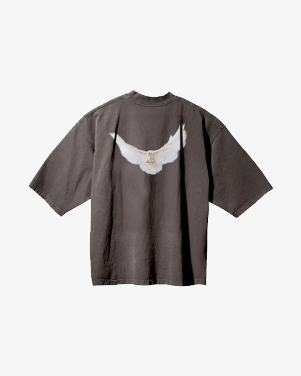 YEEZY GAP CONÇU PAR BALENCIAGA T-SHIRT COLOMBE MANCHES 3/4 GRIS FONCÉ TAILLE M