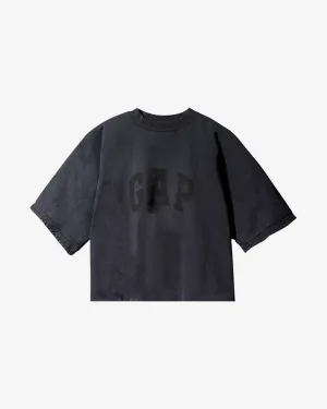 YEEZY GAP CONÇU PAR BALENCIAGA DOVE T-SHIRT SANS COUTURE 3/4 MANCHES LAVÉ NOIR
