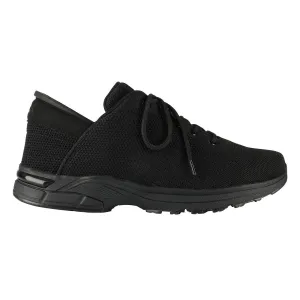 Zeba Chaussures Hommes à Enfiler en Tissu Noir Profond