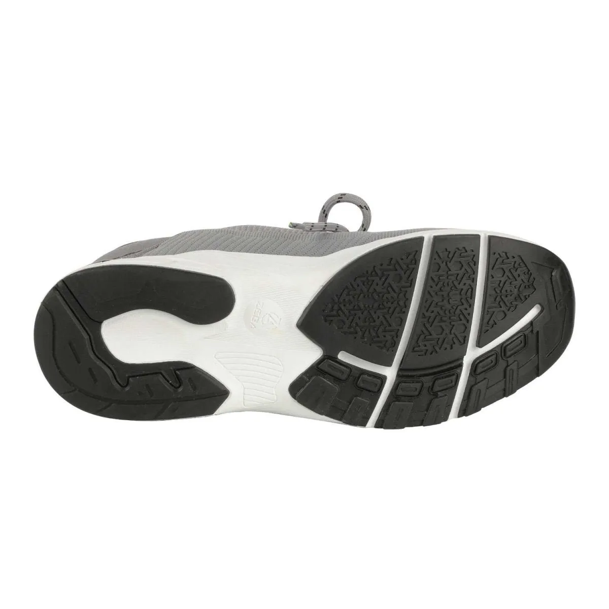 Zeba Chaussures à enfiler pour hommes en tissu gris pierre