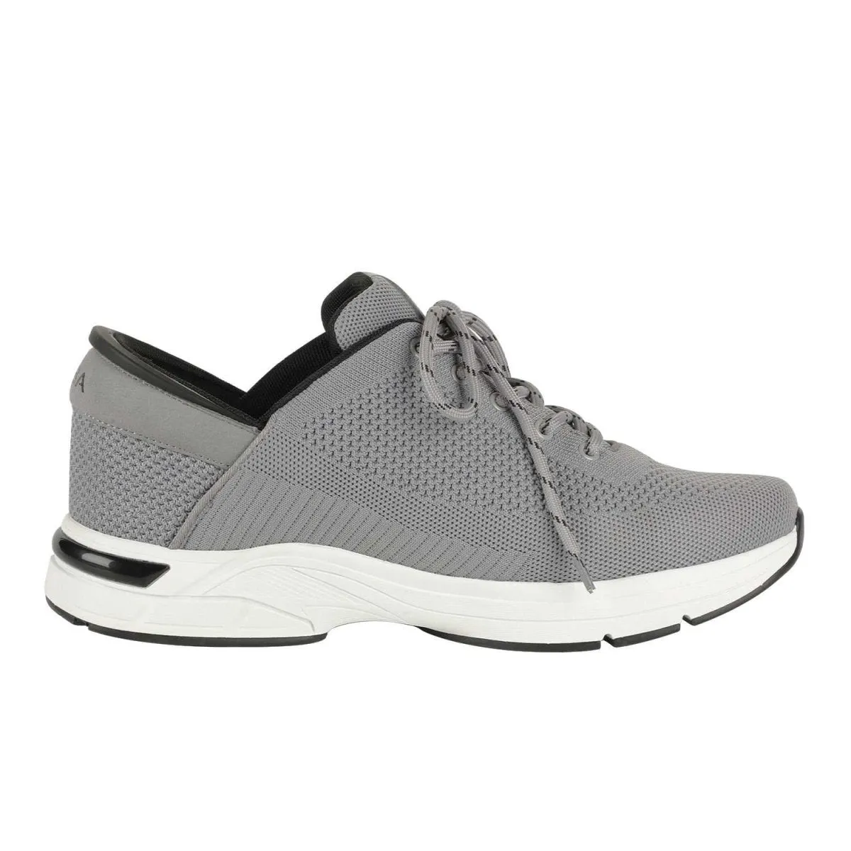 Zeba Chaussures à enfiler pour hommes en tissu gris pierre